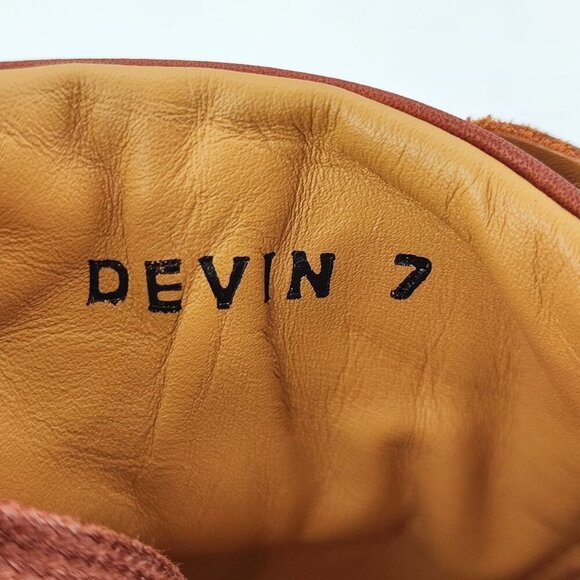 To Boot New York Men's Adam Derrick Brown Leather Sneakers Size 7 - Picture 7 of 8